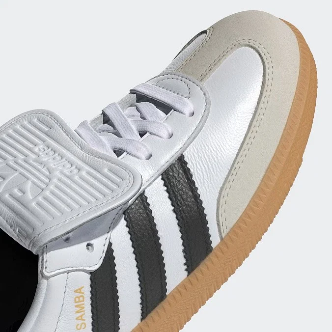 Кроссовки женские adidas Originals Samba LT Cloud White/Core Black/Gold Metallic