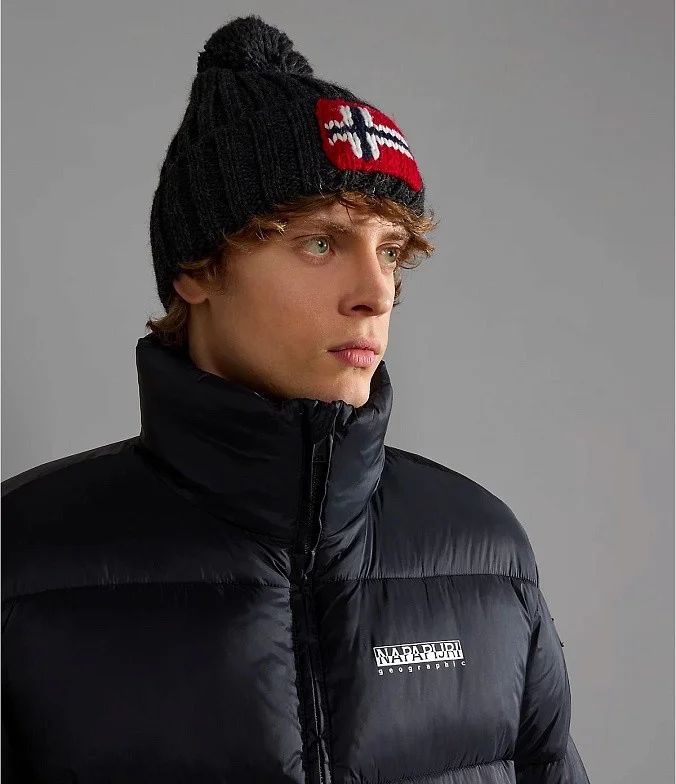 Шапка Napapijri Semiury Dark Grey Melange