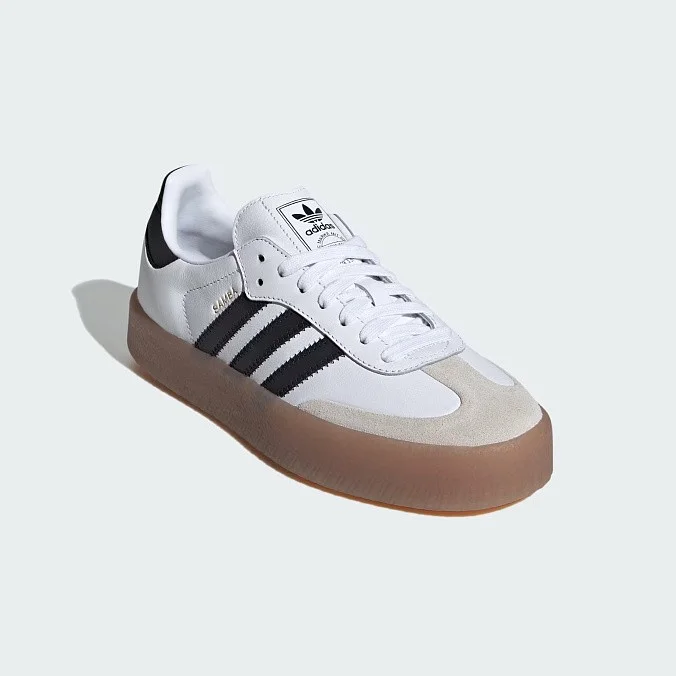 Кроссовки женские adidas Originals Sambae Cloud White/Core Black/Gold Metallic