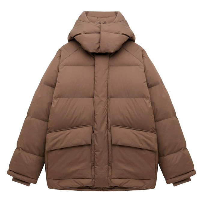 Короткая куртка мужская SHU коричневая