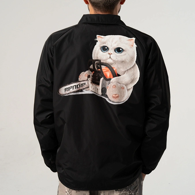 Куртка RIPNDIP Find Out Coaches Jacket Black