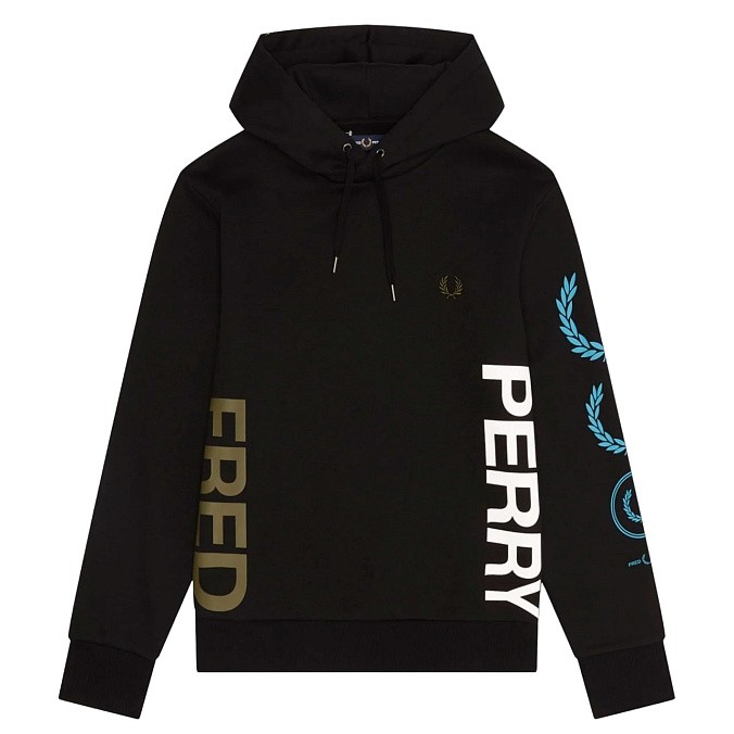 Толстовка Fred Perry Graphic Branding Hooded Sweats